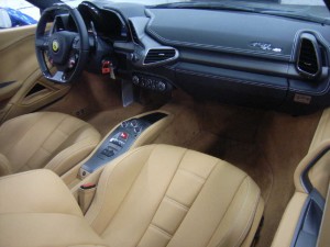 458 Spider Interior