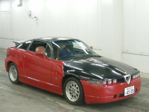 Alfa Romeo SZ (Zagato) ES30 at a Japan car auction- front