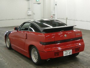 Alfa Romeo SZ (Zagato) ES30 at a Japan car auction - rear