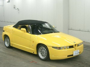 Alfa Romeo RZ convertible 1994 (front) - at a car auction in Japan