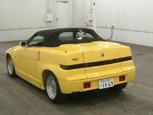 Alfa Romeo RZ convertible 1994 (rear) - at a car auction in Japan