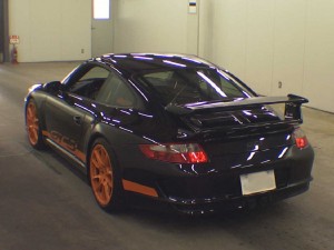 Porsche Carrera GT3 Club Sport 2007 at auction in Japan - rear