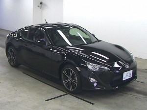 Toyota 86 at auction in Japan - front