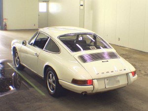 1972 Porsche 911 at auction -- rear
