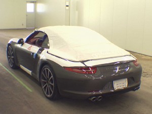 2012 Porsche 991 cabriolet at auction in Japan - rear