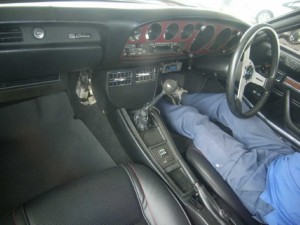 Interior of 1975 Toyota Celica