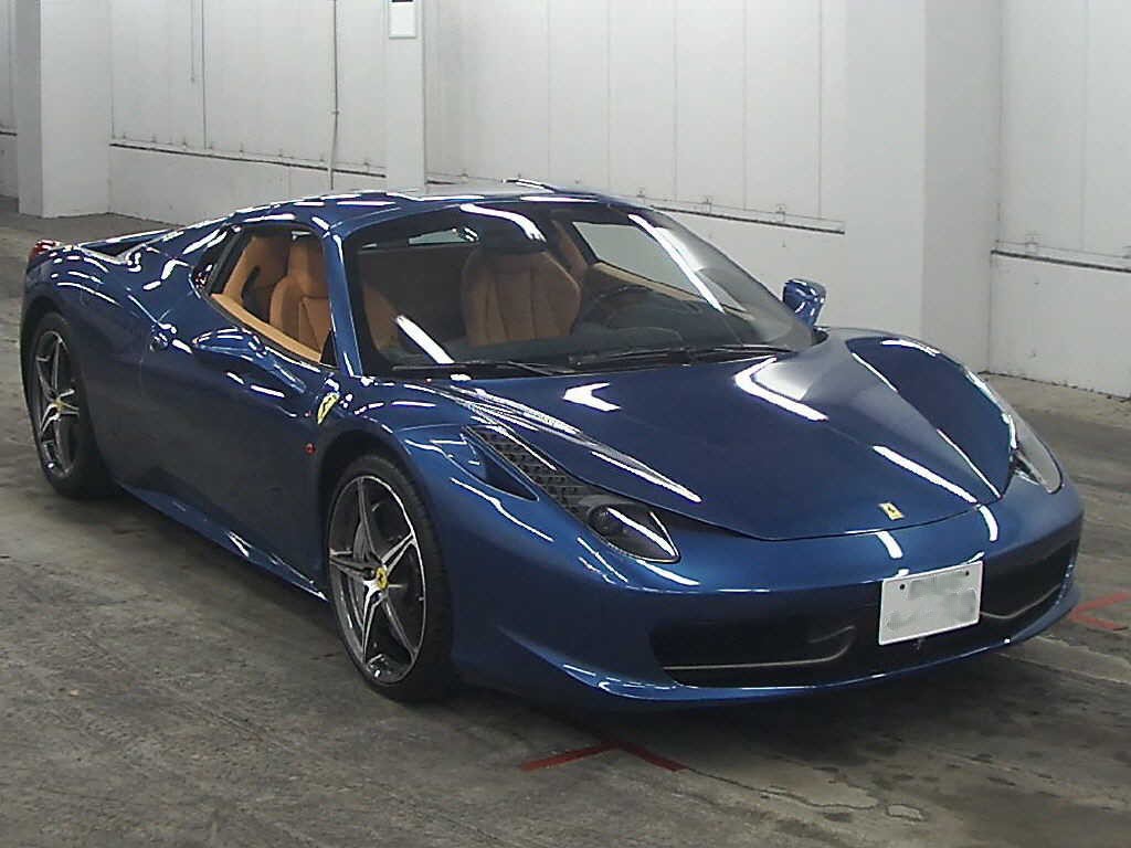 Japan Car Auction Finds Ferrari 458 Italia Spider Japanese Car Auctions Integrity Exports