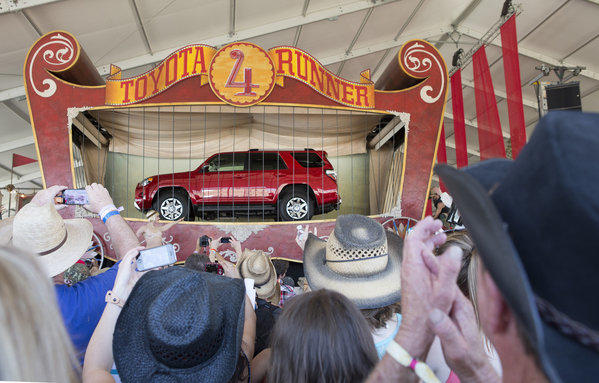 Toyota 4Runner at Stagecoach Music Festival