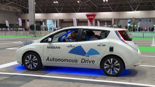 Autonomous Nissan Leaf