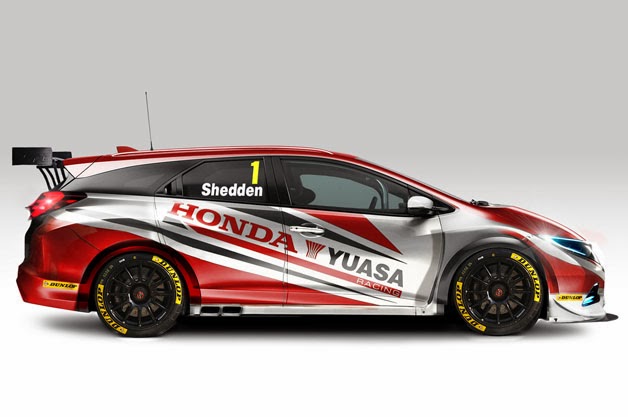 2014 Honda BTCC car