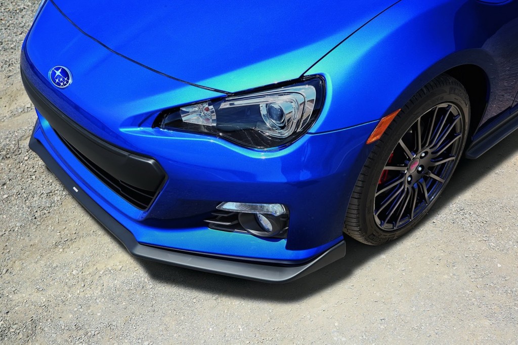 2015 Subaru BRZ Series.Blue front spoiler