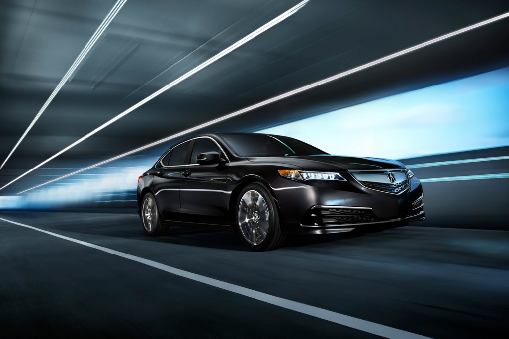 2015 Acura TLX driving