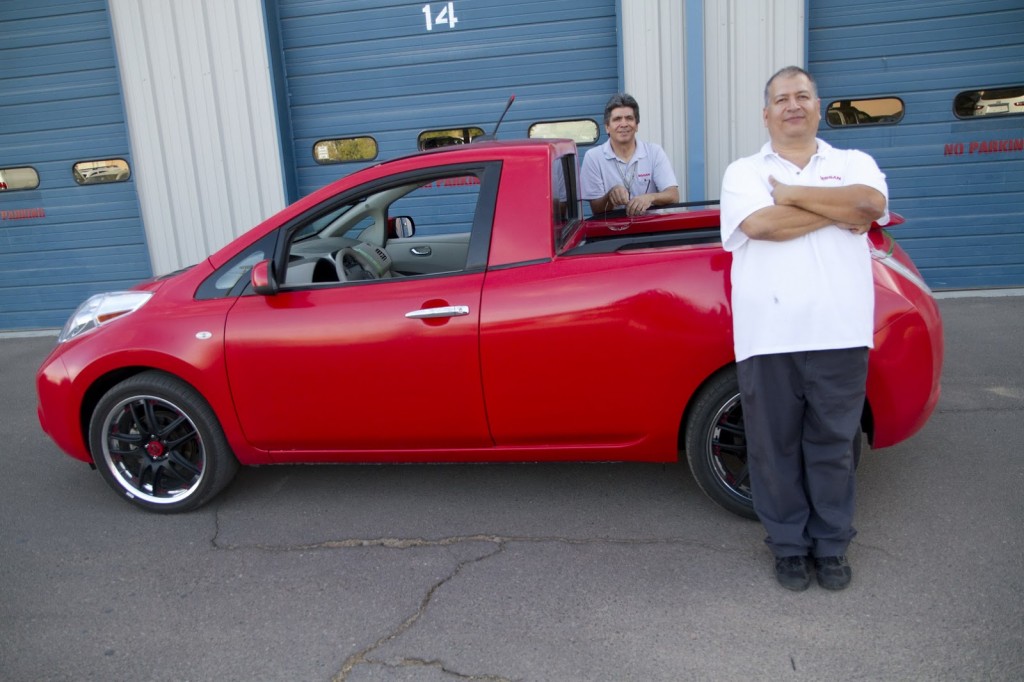 Nissan Sparky with Reliability Group engineers