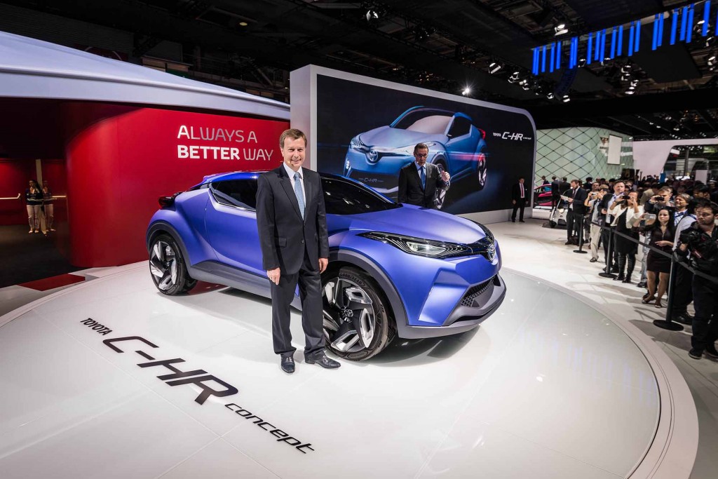 2014 Toyota C-HR Concept Size Comparison