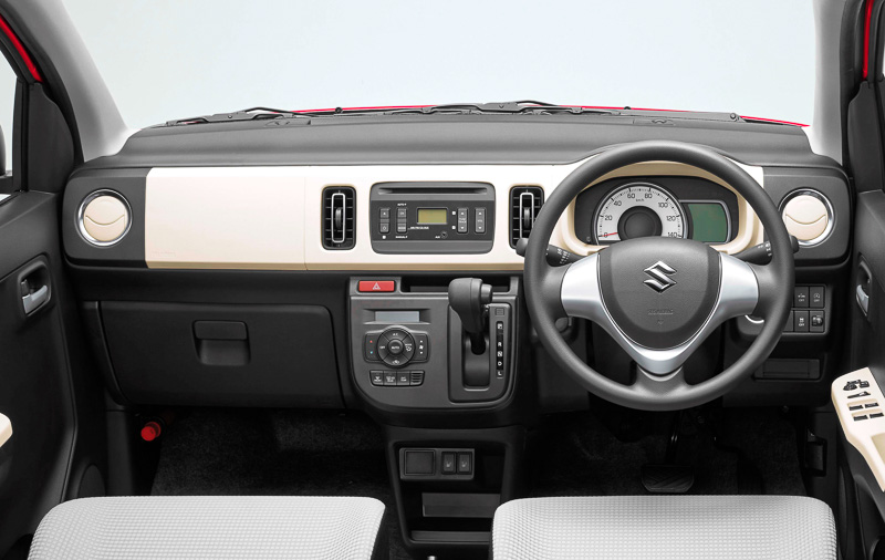 2015 Suzuki Alto kei car interior