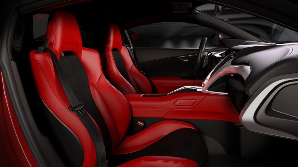 2016 Acura NSX human centered interior