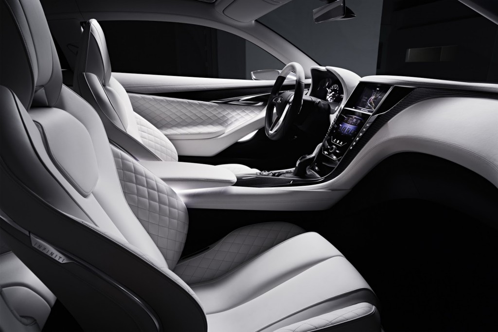 Infiniti Q60 Concept Looking Inside