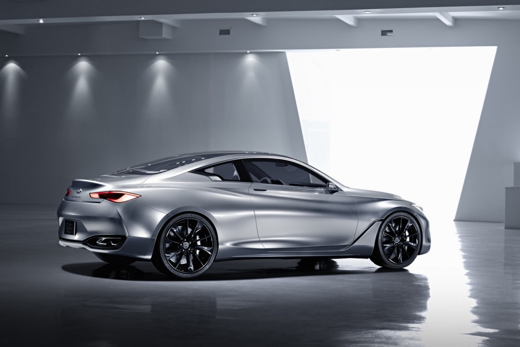 Infiniti Q60 Concept Side-Rear view