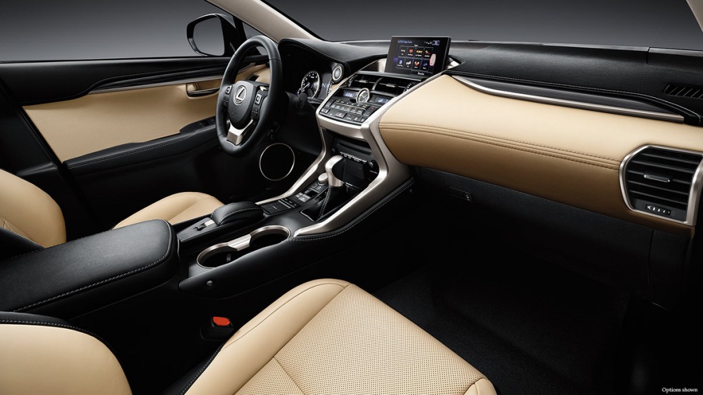 2014 Lexus NX interior creme leather