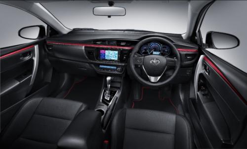 Toyota Corolla ESPort Nurburgring edition interior