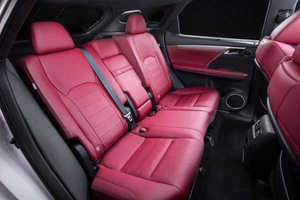 2016 Lexus RX interior rear seats