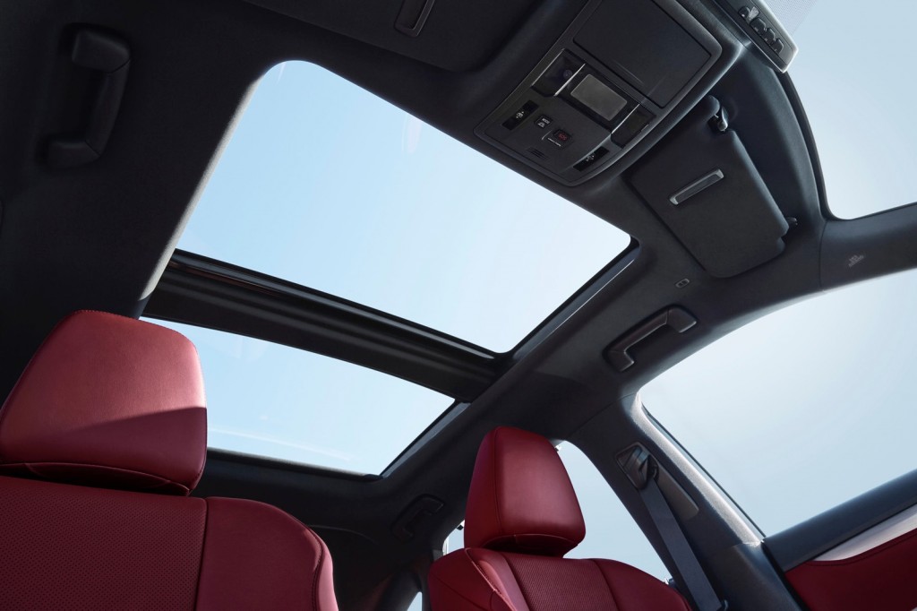 2016 Lexus RX interior sunroof