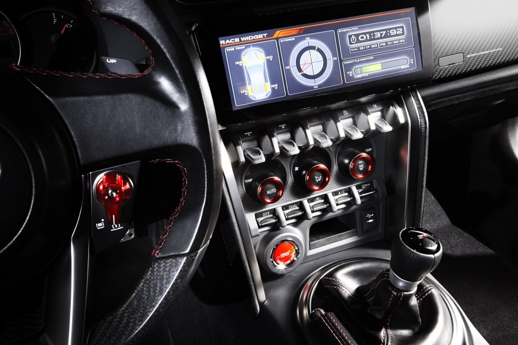 Subaru STI Performance Concept dashboard