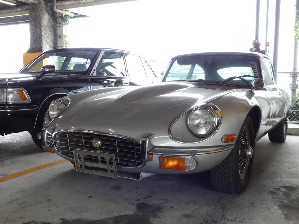 Jaguar E-Type at auction in Japan