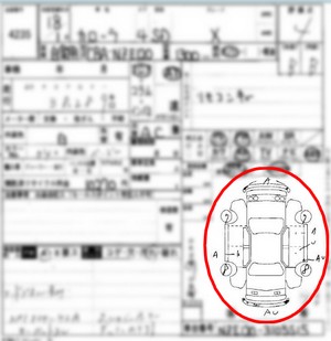 Japanese-car-auction-sheet-car-map