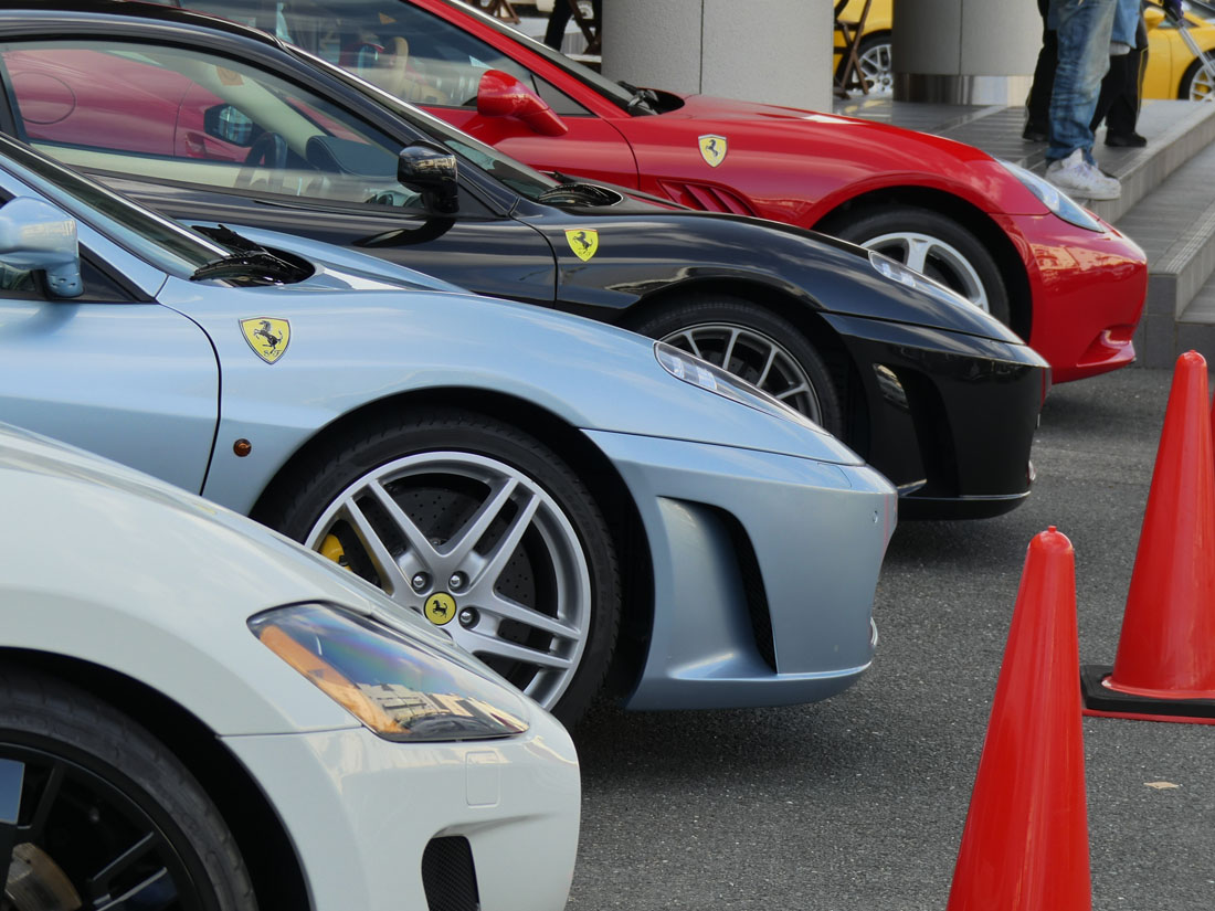 Ferraris at auction in Japan
