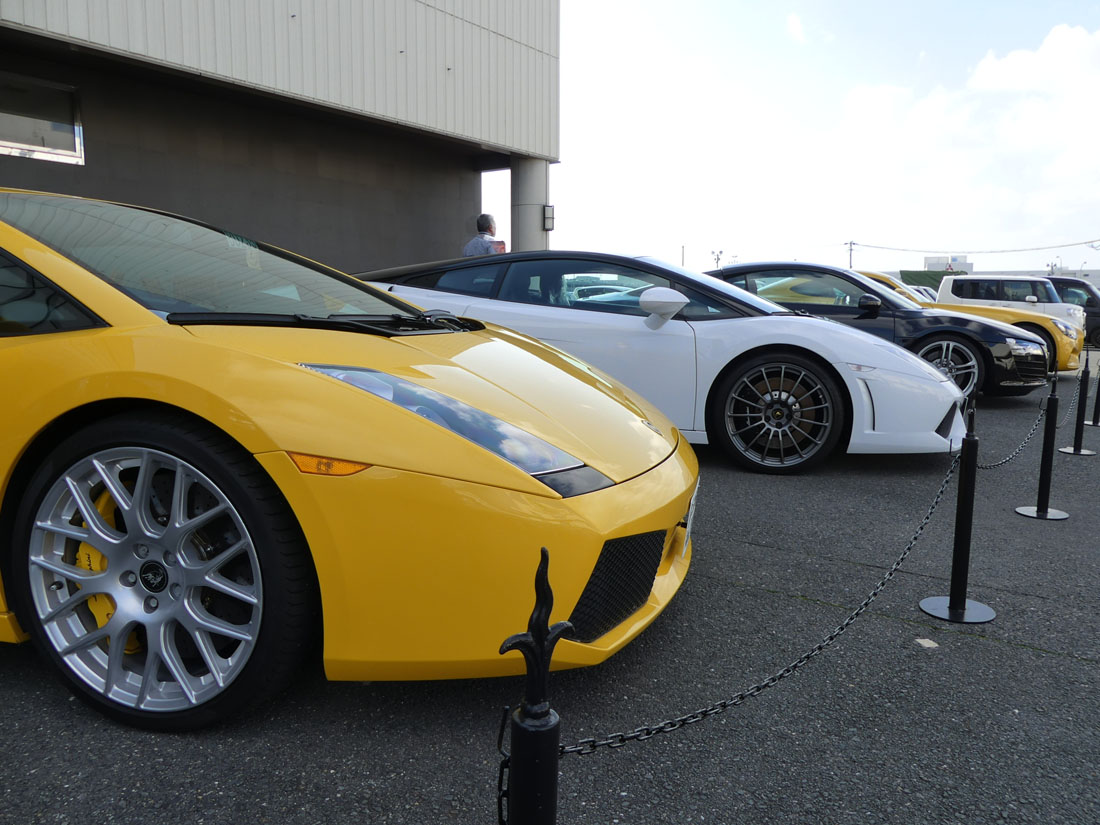 Lamborghinis at auction in Japan