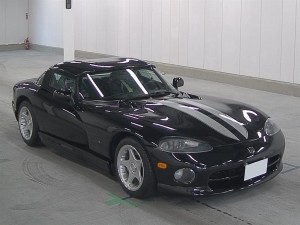 1996 Dodge Viper at auction in Japan - front