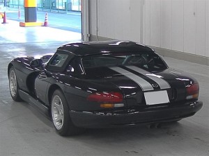 1996 Dodge Viper at auction in Japan - rear