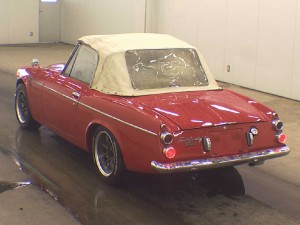 Datsun Fairlady SR311 at auction in Japan - rear