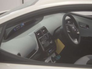 2016 Toyota Prius at Japanese car auction -- inside